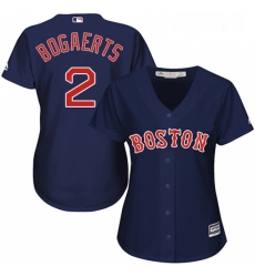 Womens Majestic Boston Red Sox 2 Xander Bogaerts Replica Navy Blue Alternate Road MLB Jersey Womens Majestic Boston Red Sox 2 Xander Bogaerts Replica Navy Blue Alternate Road MLB Jersey