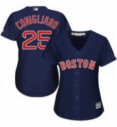 Womens Majestic Boston Red Sox 25 Tony Conigliaro Replica Navy Blue Alternate Road MLB Jersey Womens Majestic Boston Red Sox 25 Tony Conigliaro Replica Navy Blue Alternate Road MLB Jersey