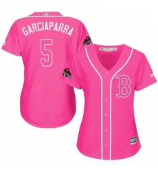 Womens Majestic Boston Red Sox 5 Nomar Garciaparra Authentic Pink Fashion 2018 World Series Champions MLB Jersey Womens Majestic Boston Red Sox 5 Nomar Garciaparra Authentic Pink Fashion 2018 World Series Champions MLB Jersey