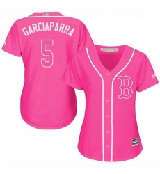Womens Majestic Boston Red Sox 5 Nomar Garciaparra Authentic Pink Fashion MLB Jersey Womens Majestic Boston Red Sox 5 Nomar Garciaparra Authentic Pink Fashion MLB Jersey