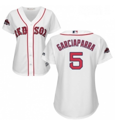 Womens Majestic Boston Red Sox 5 Nomar Garciaparra Authentic White Home 2018 World Series Champions MLB Jersey Womens Majestic Boston Red Sox 5 Nomar Garciaparra Authentic White Home 2018 World Series Champions MLB Jersey