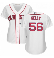 Womens Majestic Boston Red Sox 56 Joe Kelly Authentic White Home MLB Jersey Womens Majestic Boston Red Sox 56 Joe Kelly Authentic White Home MLB Jersey