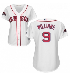 Womens Majestic Boston Red Sox 9 Ted Williams Authentic White Home 2018 World Series Champions MLB Jersey Womens Majestic Boston Red Sox 9 Ted Williams Authentic White Home 2018 World Series Champions MLB Jersey