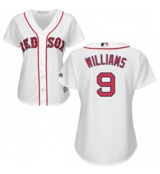 Womens Majestic Boston Red Sox 9 Ted Williams Replica White Home MLB Jersey Womens Majestic Boston Red Sox 9 Ted Williams Replica White Home MLB Jersey