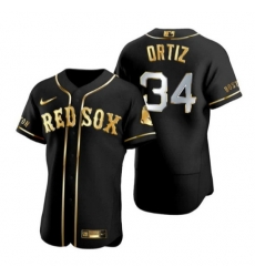 Youth Boston Red Sox 34 David Ortiz Black Gold Flex Base Stitched Baseball Jersey Youth Boston Red Sox 34 David Ortiz Black Gold Flex Base Stitched Baseball Jersey