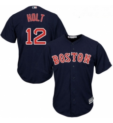 Youth Majestic Boston Red Sox 12 Brock Holt Authentic Navy Blue Alternate Road Cool Base MLB Jersey Youth Majestic Boston Red Sox 12 Brock Holt Authentic Navy Blue Alternate Road Cool Base MLB Jersey