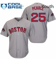 Youth Majestic Boston Red Sox 25 Steve Pearce Authentic Grey Road Cool Base 2018 World Series Champions MLB Jersey Youth Majestic Boston Red Sox 25 Steve Pearce Authentic Grey Road Cool Base 2018 World Series Champions MLB Jersey
