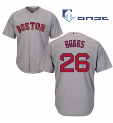Youth Majestic Boston Red Sox 26 Wade Boggs Replica Grey Road Cool Base MLB Jersey Youth Majestic Boston Red Sox 26 Wade Boggs Replica Grey Road Cool Base MLB Jersey