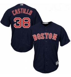 Youth Majestic Boston Red Sox 38 Rusney Castillo Replica Navy Blue Alternate Road Cool Base MLB Jersey Youth Majestic Boston Red Sox 38 Rusney Castillo Replica Navy Blue Alternate Road Cool Base MLB Jersey