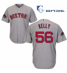 Youth Majestic Boston Red Sox 56 Joe Kelly Authentic Grey Road Cool Base 2018 World Series Champions MLB Jersey Youth Majestic Boston Red Sox 56 Joe Kelly Authentic Grey Road Cool Base 2018 World Series Champions MLB Jersey