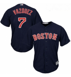 Youth Majestic Boston Red Sox 7 Christian Vazquez Replica Navy Blue Alternate Road Cool Base MLB Jersey Youth Majestic Boston Red Sox 7 Christian Vazquez Replica Navy Blue Alternate Road Cool Base MLB Jersey