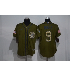 Cubs 9 Javier Baez Olive 2020 Nike Cool Base Jersey Cubs 9 Javier Baez Olive 2020 Nike Cool Base Jersey