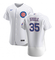 Men Chicago Cubs 35 Justin Steele Men Nike White Home 2020 Flex Base Player Jersey Men Chicago Cubs 35 Justin Steele Men Nike White Home 2020 Flex Base Player Jersey