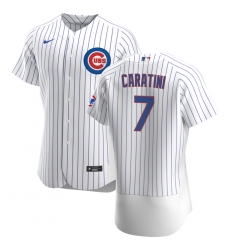 Men Chicago Cubs 7 Victor Caratini Men Nike White Home 2020 Flex Base Player Jersey Men Chicago Cubs 7 Victor Caratini Men Nike White Home 2020 Flex Base Player Jersey