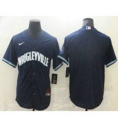 Men Chicago Cubs Blank Navy Blue 2021 City Connect Stitched MLB Cool Base Nike Jersey Men Chicago Cubs Blank Navy Blue 2021 City Connect Stitched MLB Cool Base Nike Jersey