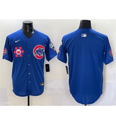 Men Chicago Cubs Blank Royal 2025 Tokyo Series Limited Stitched Baseball Jersey Men Chicago Cubs Blank Royal 2025 Tokyo Series Limited Stitched Baseball Jersey