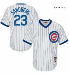 Mens Majestic Chicago Cubs 23 Ryne Sandberg Replica White Home Cooperstown MLB Jersey Mens Majestic Chicago Cubs 23 Ryne Sandberg Replica White Home Cooperstown MLB Jersey