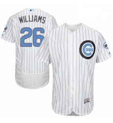 Mens Majestic Chicago Cubs 26 Billy Williams Authentic White 2016 Fathers Day Fashion Flex Base MLB Jersey Mens Majestic Chicago Cubs 26 Billy Williams Authentic White 2016 Fathers Day Fashion Flex Base MLB Jersey