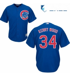 Mens Majestic Chicago Cubs 34 Kerry Wood Replica Royal Blue Alternate Cool Base MLB Jersey Mens Majestic Chicago Cubs 34 Kerry Wood Replica Royal Blue Alternate Cool Base MLB Jersey