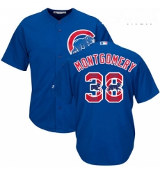 Mens Majestic Chicago Cubs 38 Mike Montgomery Authentic Royal Blue Team Logo Fashion Cool Base MLB Jersey Mens Majestic Chicago Cubs 38 Mike Montgomery Authentic Royal Blue Team Logo Fashion Cool Base MLB Jersey