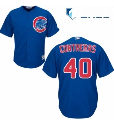 Mens Majestic Chicago Cubs 40 Willson Contreras Replica Royal Blue Alternate Cool Base MLB Jersey Mens Majestic Chicago Cubs 40 Willson Contreras Replica Royal Blue Alternate Cool Base MLB Jersey