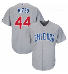 Mens Majestic Chicago Cubs 44 Anthony Rizzo Replica Grey Road Cool Base MLB Jersey Mens Majestic Chicago Cubs 44 Anthony Rizzo Replica Grey Road Cool Base MLB Jersey