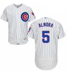 Mens Majestic Chicago Cubs 5 Albert Almora Jr White Home Flexbase Authentic Collection MLB Jersey Mens Majestic Chicago Cubs 5 Albert Almora Jr White Home Flexbase Authentic Collection MLB Jersey