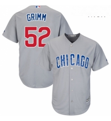 Mens Majestic Chicago Cubs 52 Justin Grimm Replica Grey Road Cool Base MLB Jersey Mens Majestic Chicago Cubs 52 Justin Grimm Replica Grey Road Cool Base MLB Jersey