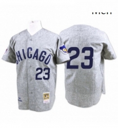 Mens Mitchell and Ness Chicago Cubs 23 Ryne Sandberg Replica Grey 1969 Throwback MLB Jersey Mens Mitchell and Ness Chicago Cubs 23 Ryne Sandberg Replica Grey 1969 Throwback MLB Jersey