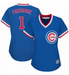 Womens Majestic Chicago Cubs 1 Kosuke Fukudome Replica Royal Blue Cooperstown MLB Jersey Womens Majestic Chicago Cubs 1 Kosuke Fukudome Replica Royal Blue Cooperstown MLB Jersey