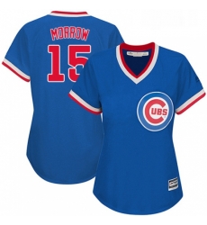 Womens Majestic Chicago Cubs 15 Brandon Morrow Replica Royal Blue Cooperstown MLB Jersey Womens Majestic Chicago Cubs 15 Brandon Morrow Replica Royal Blue Cooperstown MLB Jersey