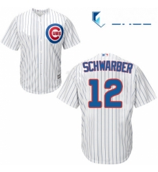 Youth Majestic Chicago Cubs 12 Kyle Schwarber Authentic White Home Cool Base MLB Jersey Youth Majestic Chicago Cubs 12 Kyle Schwarber Authentic White Home Cool Base MLB Jersey