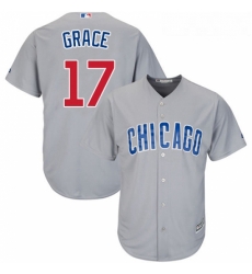 Youth Majestic Chicago Cubs 17 Mark Grace Authentic Grey Road Cool Base MLB Jersey Youth Majestic Chicago Cubs 17 Mark Grace Authentic Grey Road Cool Base MLB Jersey