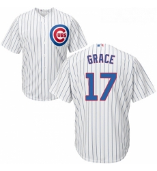Youth Majestic Chicago Cubs 17 Mark Grace Replica White Home Cool Base MLB Jersey Youth Majestic Chicago Cubs 17 Mark Grace Replica White Home Cool Base MLB Jersey