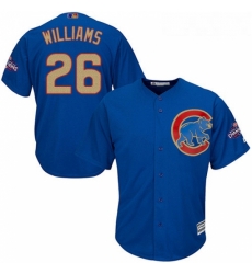 Youth Majestic Chicago Cubs 26 Billy Williams Authentic Royal Blue 2017 Gold Champion Cool Base MLB Jersey Youth Majestic Chicago Cubs 26 Billy Williams Authentic Royal Blue 2017 Gold Champion Cool Base MLB Jersey
