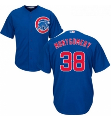 Youth Majestic Chicago Cubs 38 Mike Montgomery Replica Royal Blue Alternate Cool Base MLB Jersey Youth Majestic Chicago Cubs 38 Mike Montgomery Replica Royal Blue Alternate Cool Base MLB Jersey