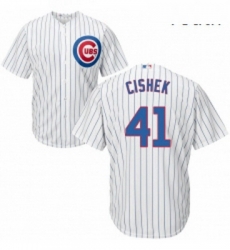 Youth Majestic Chicago Cubs 41 Steve Cishek Replica White Home Cool Base MLB Jersey Youth Majestic Chicago Cubs 41 Steve Cishek Replica White Home Cool Base MLB Jersey