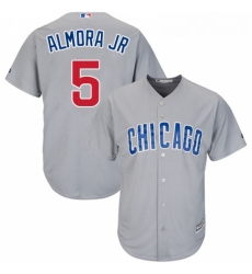 Youth Majestic Chicago Cubs 5 Albert Almora Jr Authentic Grey Road Cool Base MLB Jersey Youth Majestic Chicago Cubs 5 Albert Almora Jr Authentic Grey Road Cool Base MLB Jersey