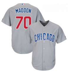 Youth Majestic Chicago Cubs 70 Joe Maddon Authentic Grey Road Cool Base MLB Jersey Youth Majestic Chicago Cubs 70 Joe Maddon Authentic Grey Road Cool Base MLB Jersey