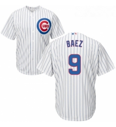 Youth Majestic Chicago Cubs 9 Javier Baez Authentic White Home Cool Base MLB Jersey Youth Majestic Chicago Cubs 9 Javier Baez Authentic White Home Cool Base MLB Jersey