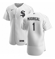 Men Chicago White Sox 1 Nick Madrigal Men Nike White Home 2020 Flex Base Player MLB Jersey Men Chicago White Sox 1 Nick Madrigal Men Nike White Home 2020 Flex Base Player MLB Jersey