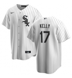Men Chicago White Sox 17 Joe Kelly White Cool Base Stitched Jersey Men Chicago White Sox 17 Joe Kelly White Cool Base Stitched Jersey