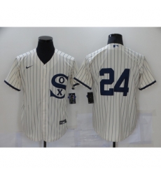 Men Chicago White Sox 24 Yasmani Grandal Cream 2021 Field of Dreams Jersey Men Chicago White Sox 24 Yasmani Grandal Cream 2021 Field of Dreams Jersey