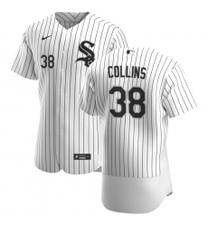 Men Chicago White Sox 38 Zack Collins Men Nike White Home 2020 Flex Base Player MLB Jersey Men Chicago White Sox 38 Zack Collins Men Nike White Home 2020 Flex Base Player MLB Jersey