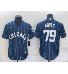 Men Chicago White Sox 79 Jose Abreu Navy Cool Base Stitched Jersey Men Chicago White Sox 79 Jose Abreu Navy Cool Base Stitched Jersey
