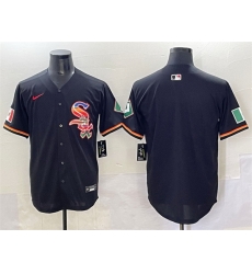 Men Chicago White Sox Blank Black Mexico Limited Stitched Jersey