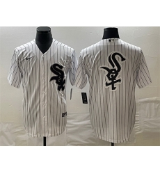 Men Chicago White Sox White Team Big Logo Cool Base Stitched JerseyS Men Chicago White Sox White Team Big Logo Cool Base Stitched JerseyS