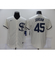 Men Nike Chicago White Sox 45 Michael Jordan Cream Elite 2021 Field of Dreams Jersey Men Nike Chicago White Sox 45 Michael Jordan Cream Elite 2021 Field of Dreams Jersey