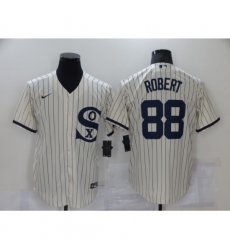 Men Nike Chicago White Sox 88 Luis Robert Cream Game 2021 Field of Dreams Jersey Men Nike Chicago White Sox 88 Luis Robert Cream Game 2021 Field of Dreams Jersey