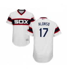 Mens Chicago White Sox 17 Yonder Alonso White Alternate Flex Base Authentic Collection Baseball Jersey Mens Chicago White Sox 17 Yonder Alonso White Alternate Flex Base Authentic Collection Baseball Jersey